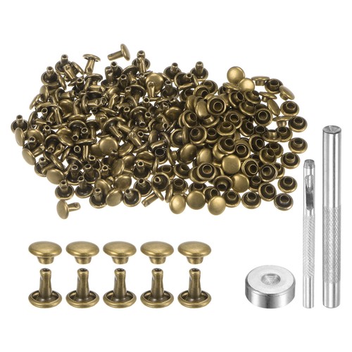 200 sets leather rivets x - leather,
