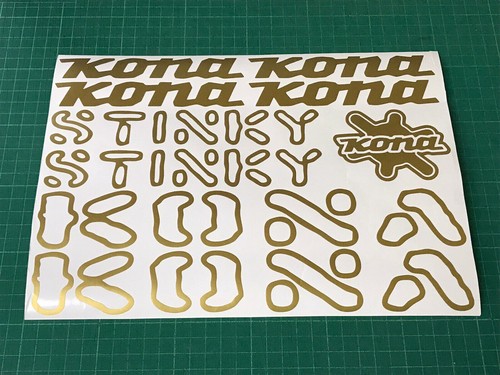 Kona stinky cycling decals - stinky,