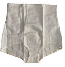 Slim Jim Vintage White Panty Girdle 2XL 48" - 51" Hips 1960 - 1970 Firm Control