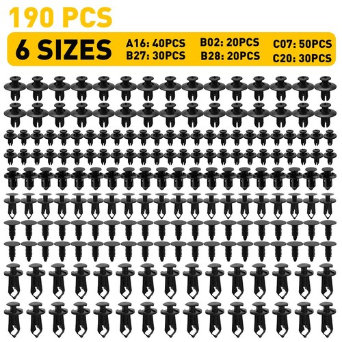 190pcs car trim - clips, body