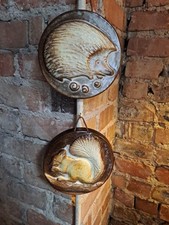 STEULER KERAMIK  Pair Of 1970s Wall Plaques West German Rare And Collectable