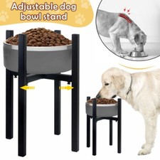 Raised Adjustable Dog Feeding