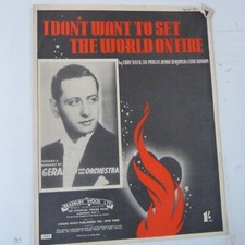 song sheet I DON'T WANT TO SET