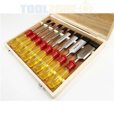 8pc Bevel Edge Wood Chisels
