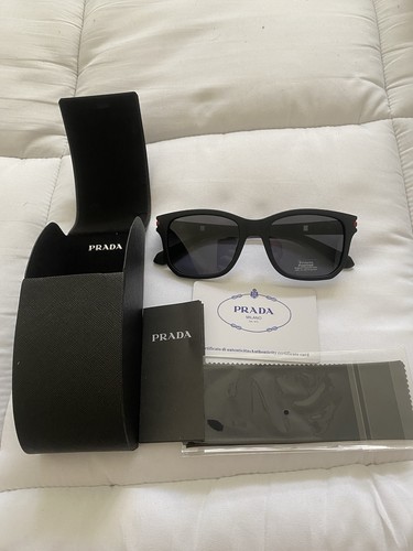 Black and red prada sunglasses - and,