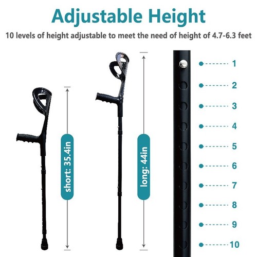 Pair folding crutches adults - folding, crutches,