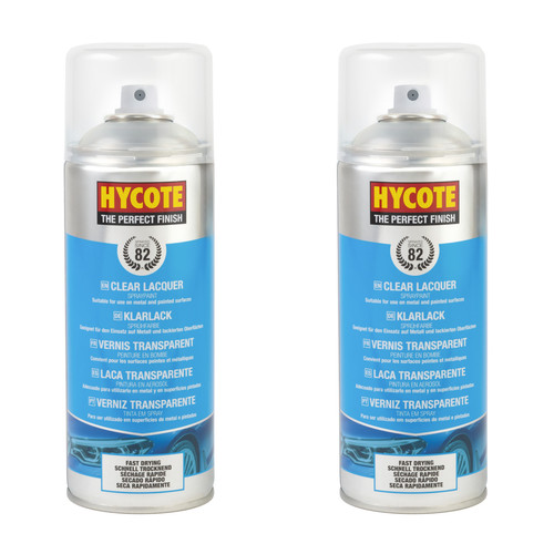 Hycote clear lacquer spray - clear,