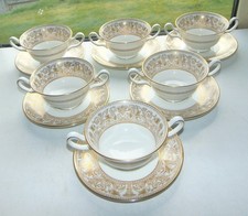 Wedgwood Gold Florentine 6 x