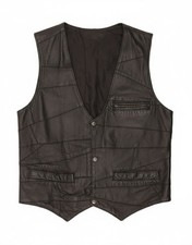 Vintage Mens Leather Waistcoat