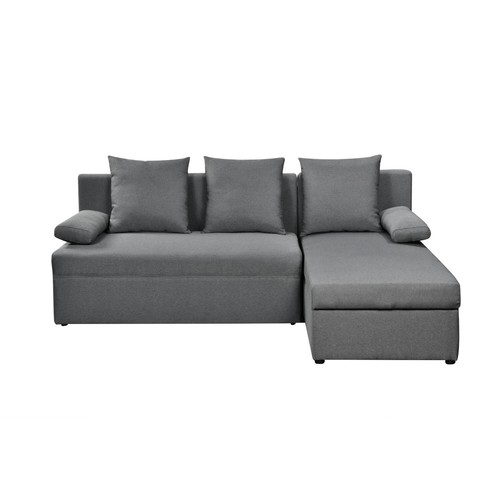 Grey fabric corner shaped - grey,
