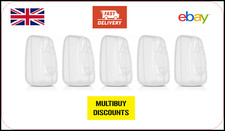 Toothbrush Head Covers Portable Protective Case Dustproof  TRANSPARENT 5 Pcs Set