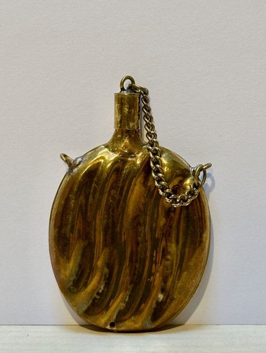 Antique brass snuff - antique, bottle