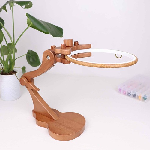 Embroidery hoop holder cross - hoop,