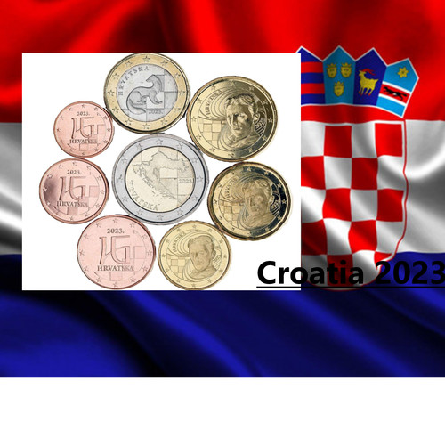 Croatia coins 10 20 - 5, 50