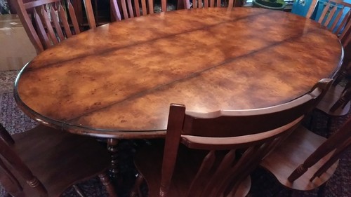 Custom oval dining table - custom,