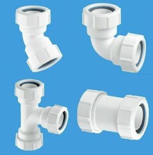 32mm Waste Pipe Fittings 45 &