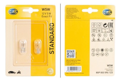 Hella halogen bulb w5w - -,
