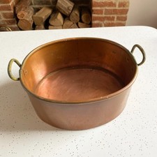 Vintage Copper Jam Pan 25cm