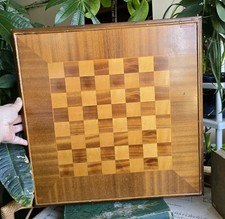 Vintage Chess Board Inlaid