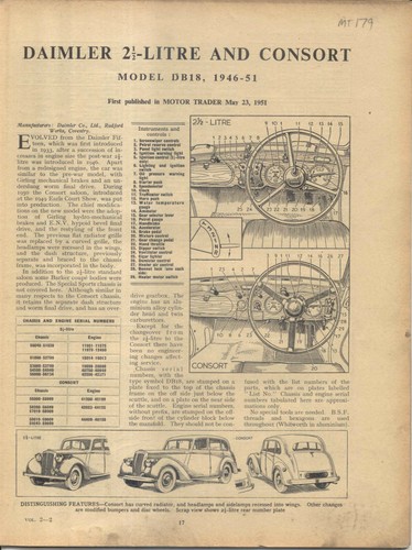 Daimler litre consort - 2½, &