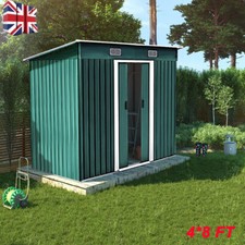 4x8 FT Garden Storage Shed w/