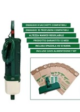 FOLLETTO VK 122 CON SPAZZOLA SACCHETTI IN MICROFIBRA E PROFUMI GR 24 MESI
