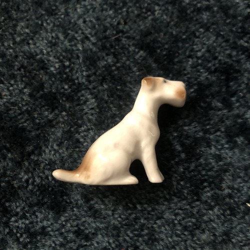 Vintage fox terrier - fox, porcelain