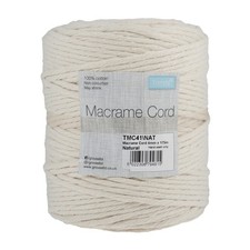 Natural Macrame Cord 100%