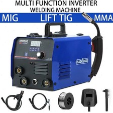 MIG Welder 3 in 1 200A TIG/MIG/MMA Multiprocess NO GAS IGBT Equipment Welding
