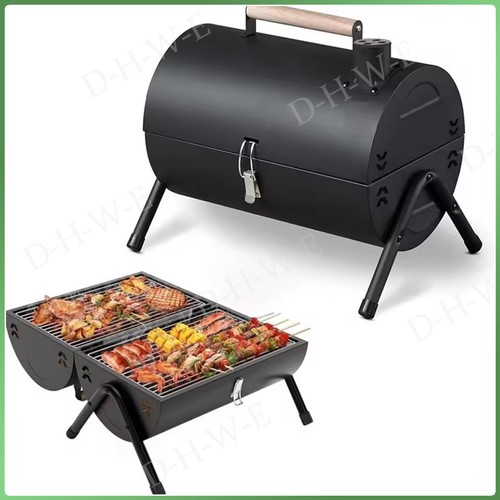 Portable charcoal mini barrel - portable,
