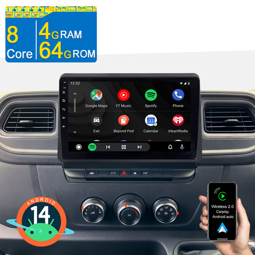 64gb android14 carplay radio - carplay,