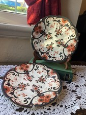 Two X Antique Wileman Art Deco