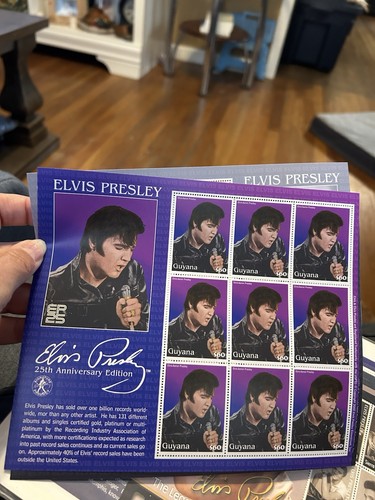 Elvis stamp collection 25th - stamp,