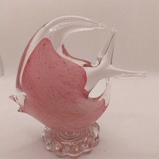 Murano Style Glass Pink Angel