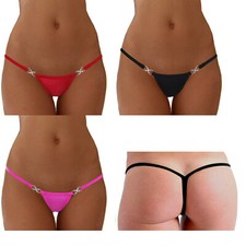 G-String Thong Silver X