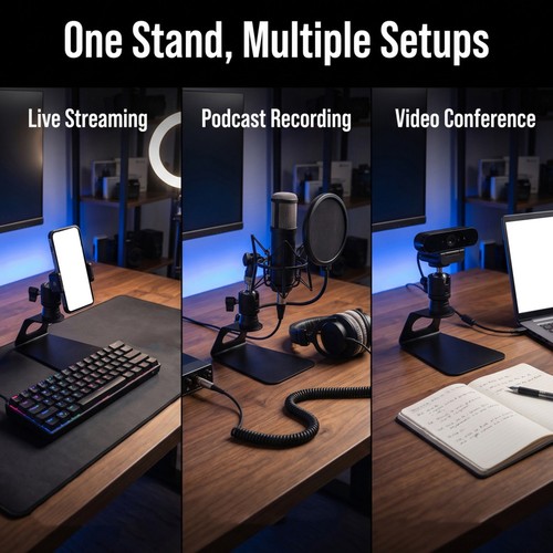 Desktop microphone stand - microphone,