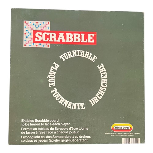 Vintage scrabble turntable - vintage,