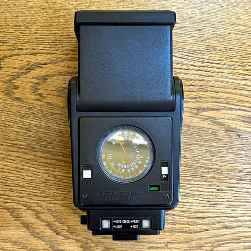 Canon speedlite 199a flash - canon, gun