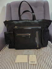 Anya Hindmarch Multi Pocket E/W Large Black Tote | Rare Excellent Condition