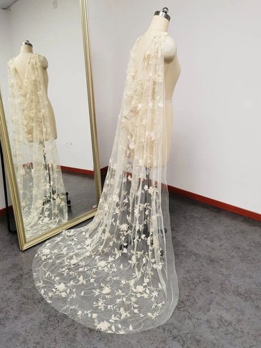 Champagne lace floral - champagne, 3d