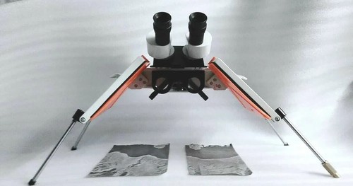 Mirror stereoscope x - stereoscope, 4