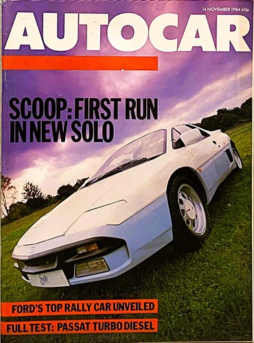 Autocar magazine nov - magazine, 14-nov-84