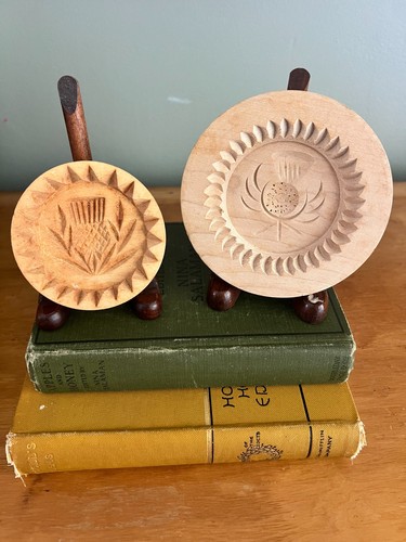 Vintage wooden butter - wooden,