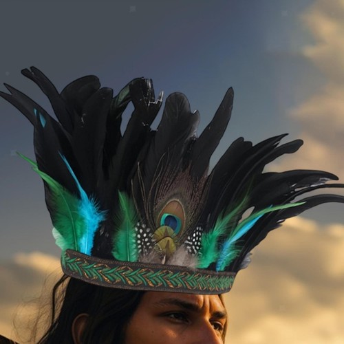 Indian hat feather - hat,