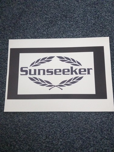 Sunseeker decal - 1, a4
