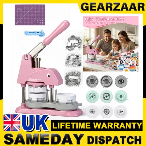 Button maker machine - 3-in-1, 1