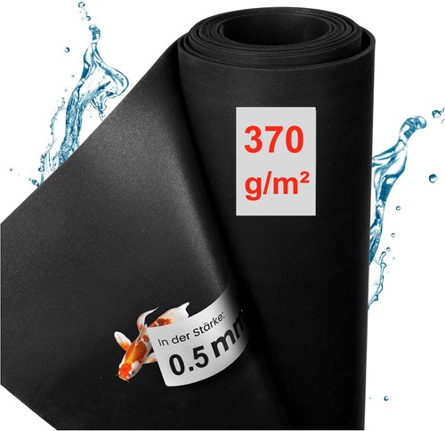 370g pond liner black - 370g/m², hdpe