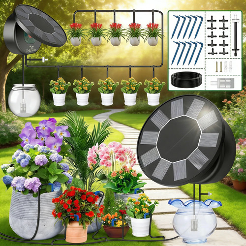 50ft solar drip irrigation - solar,