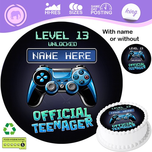 13th birthday cake topper - cake,