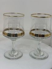 Royal Wedding Wine Glasses The Prince of Wales and Lady Diana Spencer 1981